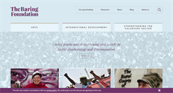 Desktop Screenshot of baringfoundation.org.uk